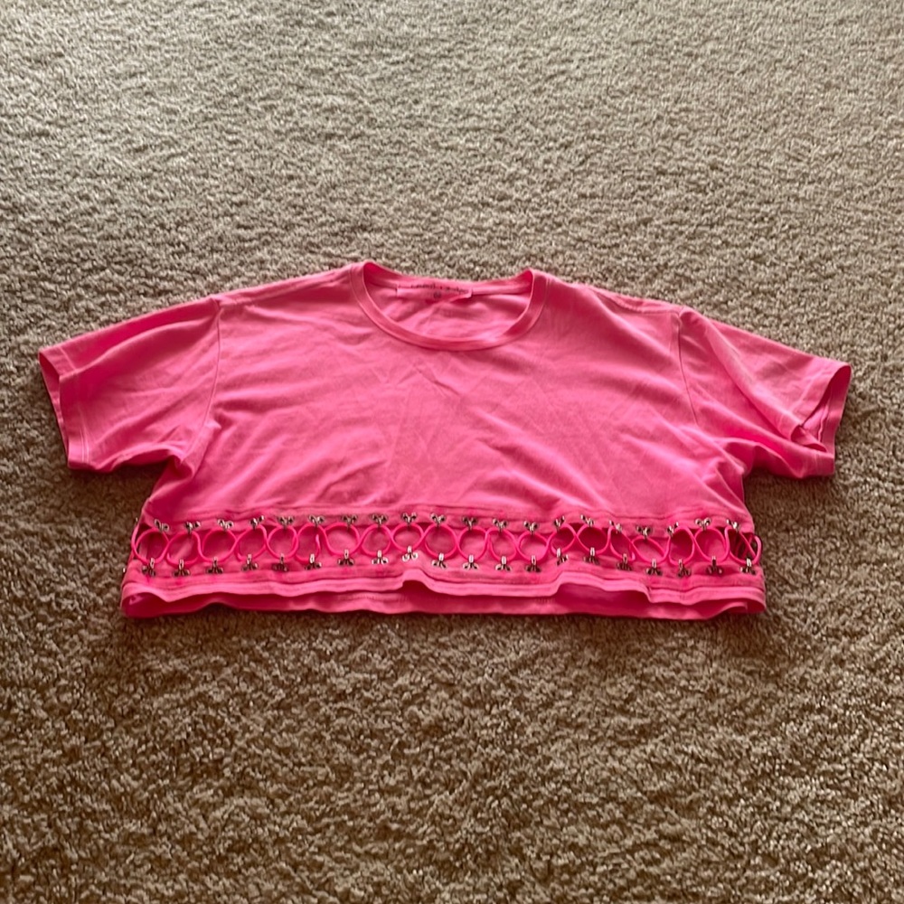 Emma and Sam (lf brand) hot pint cropped top